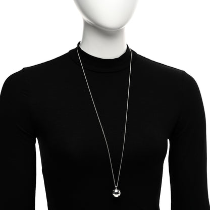 Tiffany Sterling Silver 8mm HardWear Ball Pendant Necklace 2 of 4
