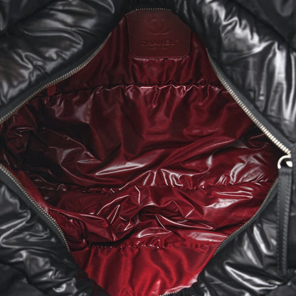 Chanel Nylon Quilted Large Coco Cocoon Tote Black 5 of 10