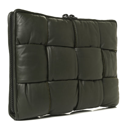 Bottega Veneta Calfskin Maxi Intrecciato Puffy Laptop Pouch Camping 3 of 10