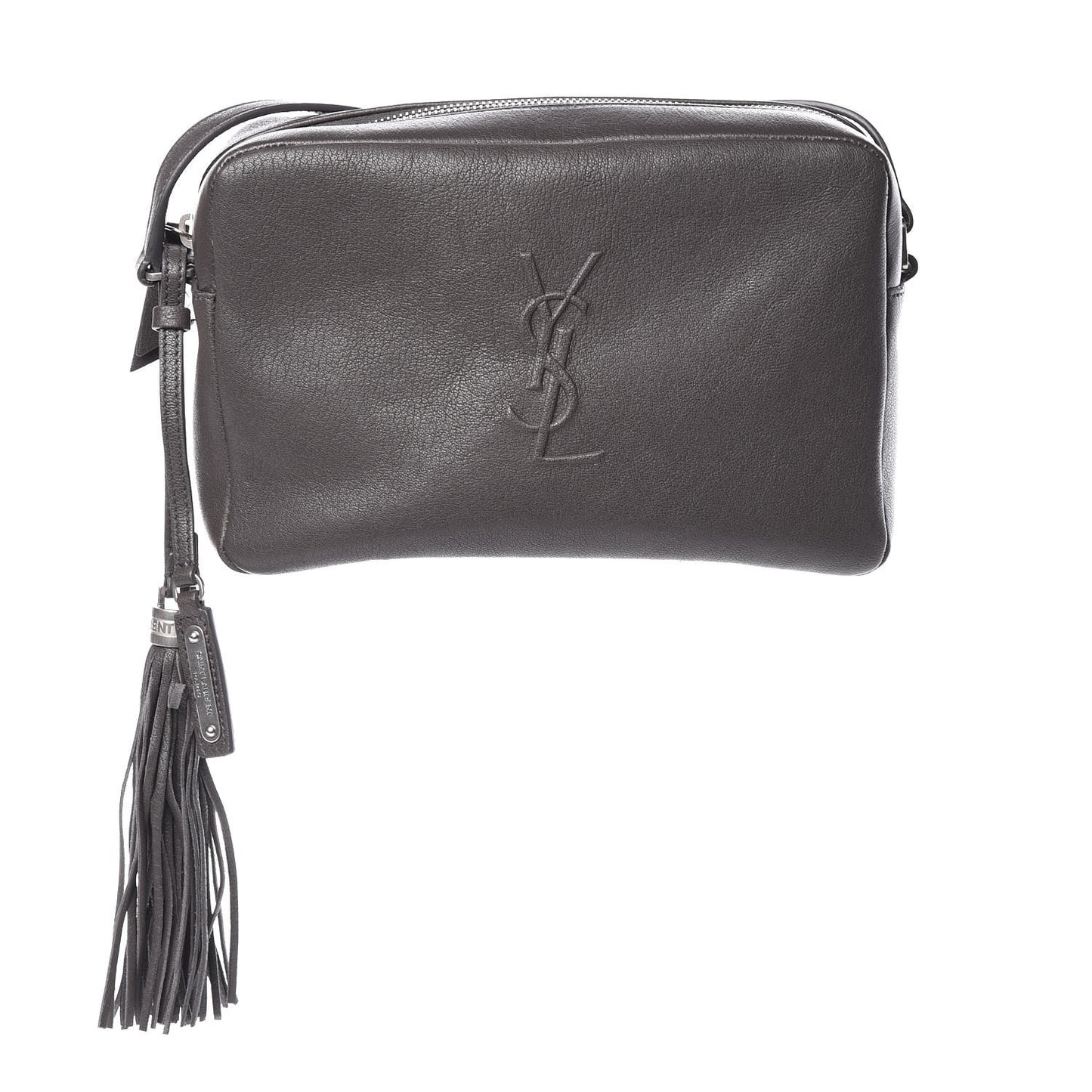 Lambskin Monogram Small Lou Camera Bag Asphalt