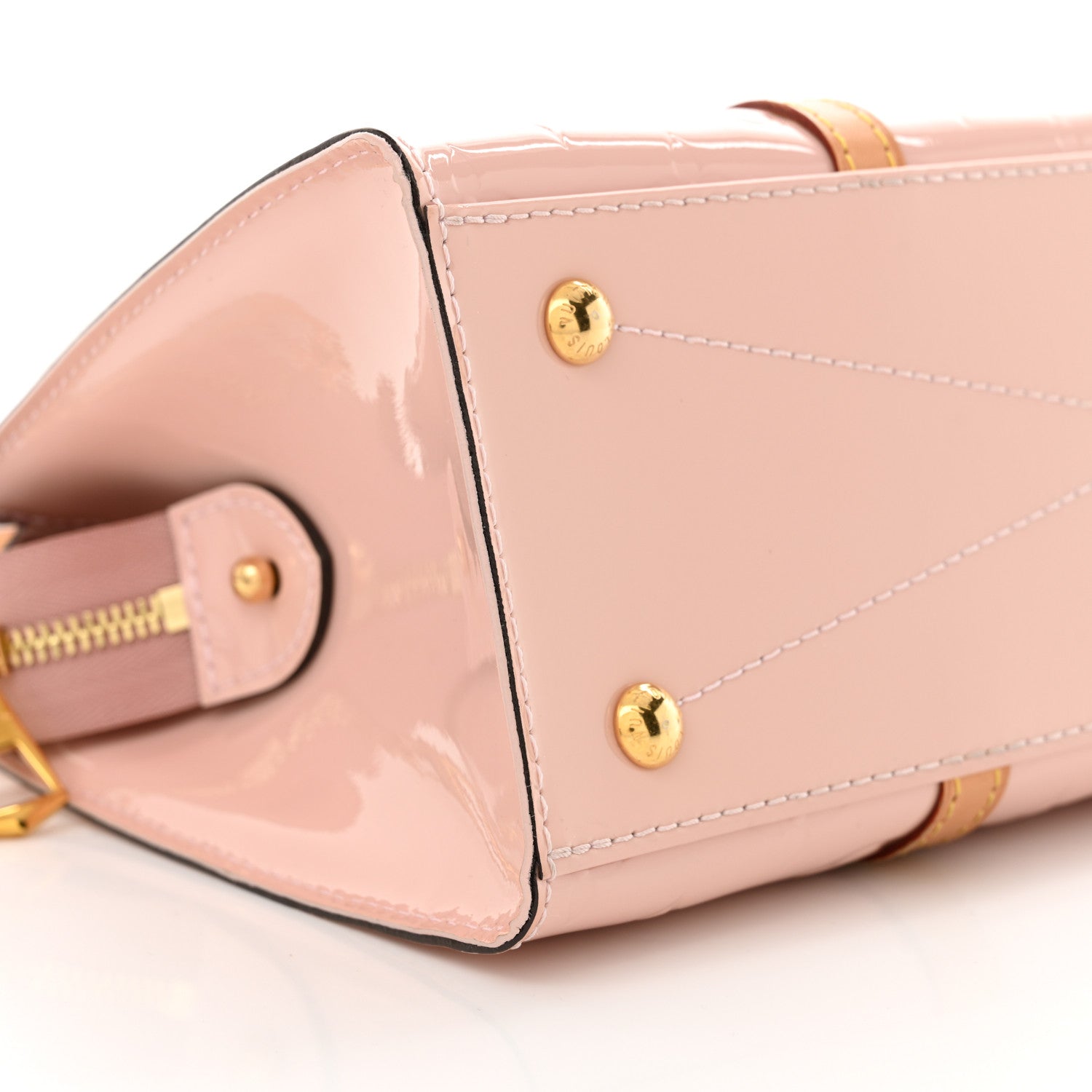 Louis Vuitton Vernis Neo Triangle Rose Ballerine 9 of 11