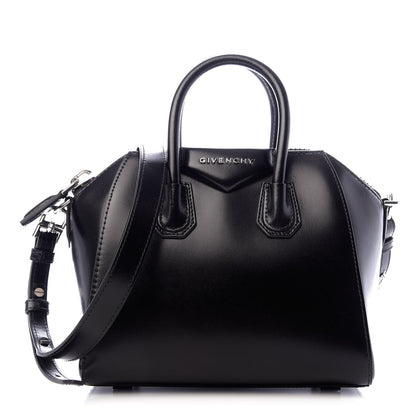Givenchy Shiny Lord Calfskin Mini Antigona Black 1 of 8