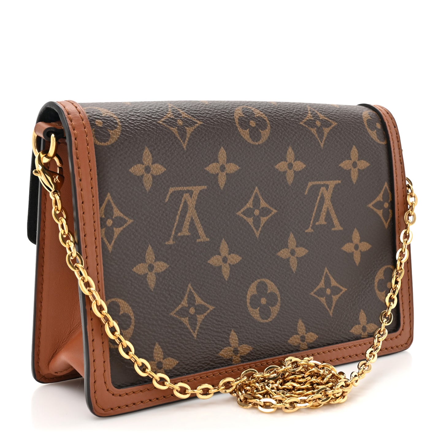 Reverse Monogram Dauphine Chain Wallet