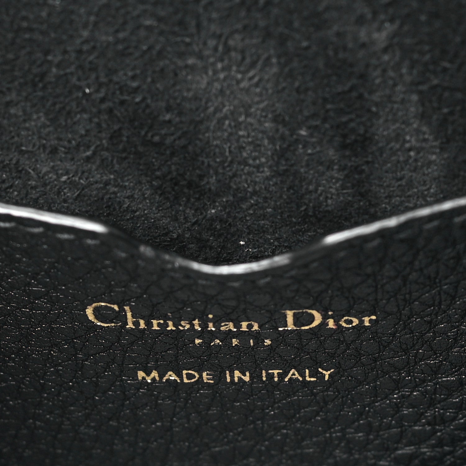 Christian Dior Grained Calfskin Medium Bobby Flap Black 6 of 11