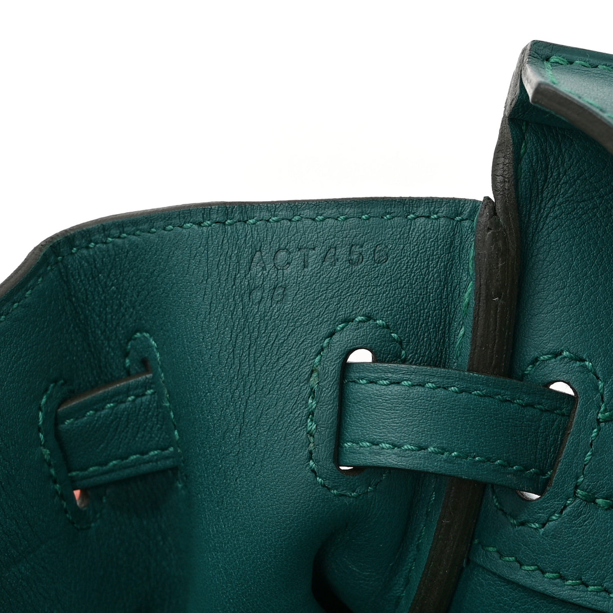 Hermes Swift Birkin 25 Vert Vertigo 7 of 10