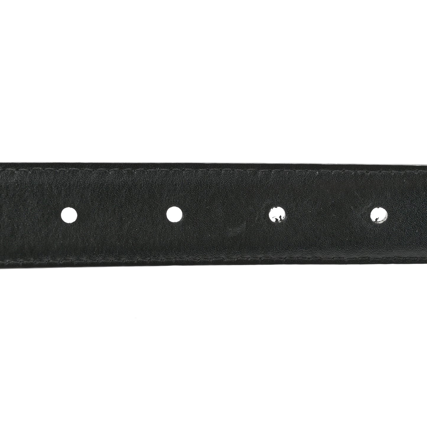 Taurillon Calfskin Medium 25mm Triomphe Belt 80 32 Black