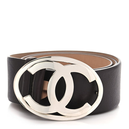 Chanel Calfskin CC Belt 95 38 Brown 1 of 7
