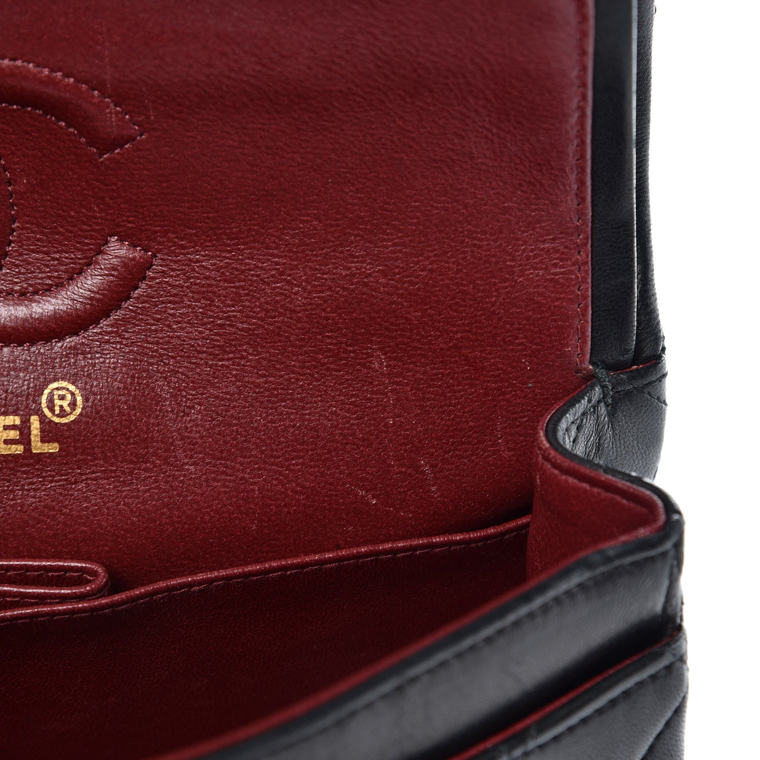 Chanel Lambskin Quilted Small Double Flap Black 13 of 14