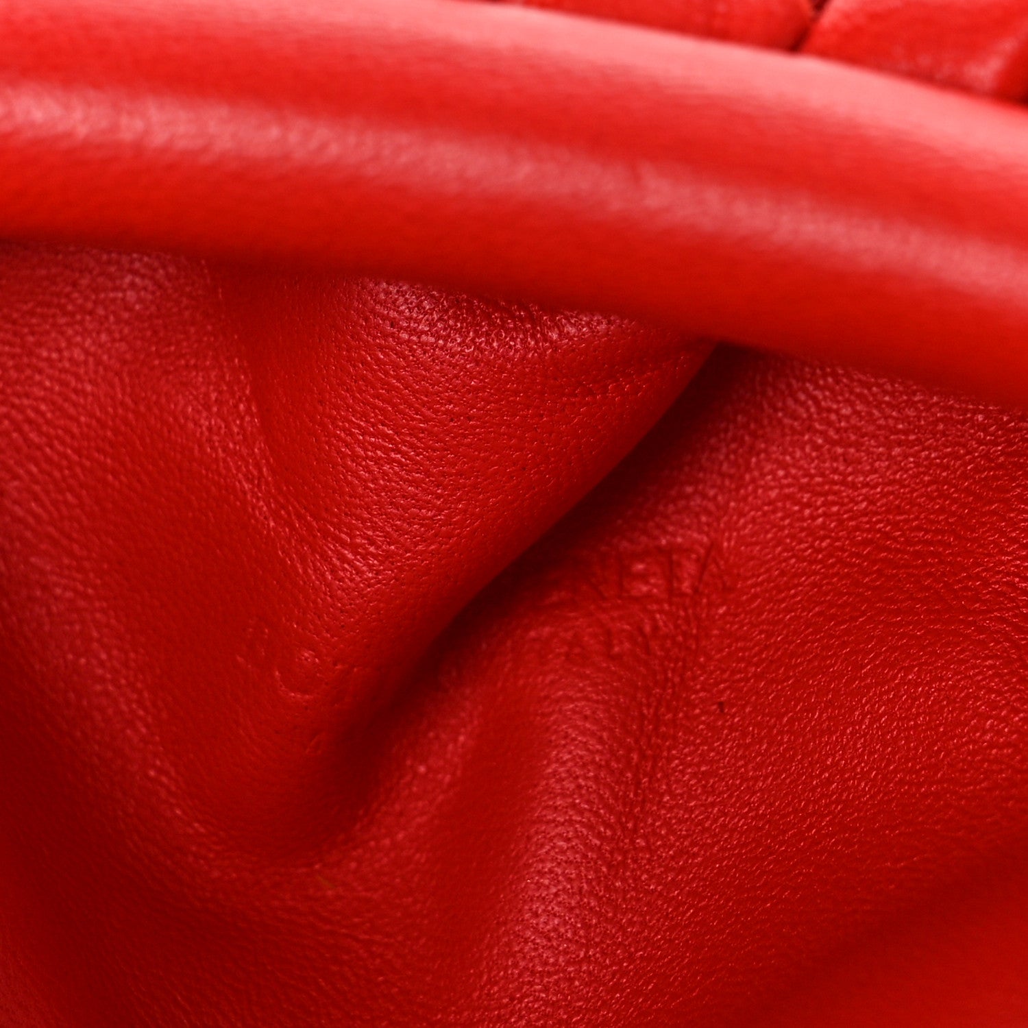 Bottega Veneta Nappa Intrecciato The Mini Pouch Bright Red 6 of 11