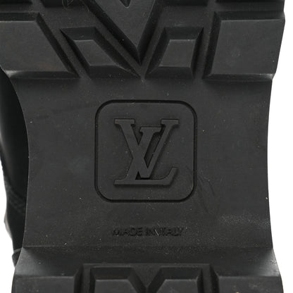 Louis Vuitton Calfskin Territory Flat Ranger Boots 37.5 Black 8 of 8