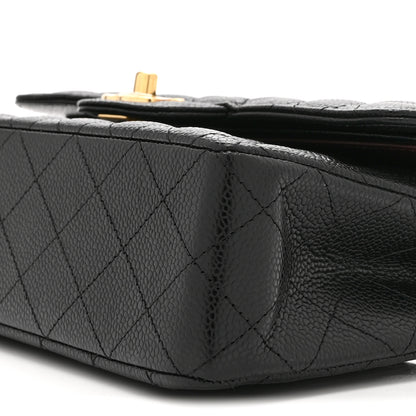 Chanel Caviar Quilted Small Double Flap Black 10 of 10
