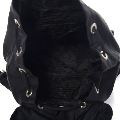 Prada Nylon Vela Medium Backpack Black 7 of 9