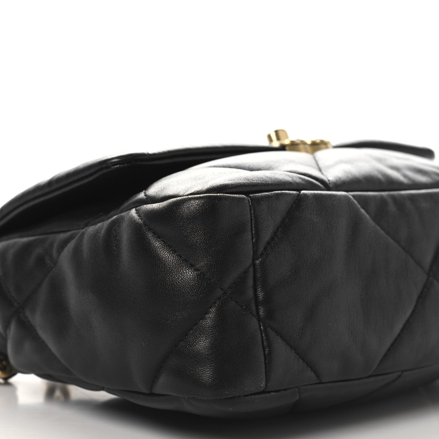 Chanel Lambskin Quilted Medium Chanel 19 Flap Black 9 of 10