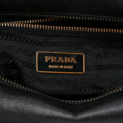 Prada Saffiano Rectangular Shoulder Bag Black 6 of 13