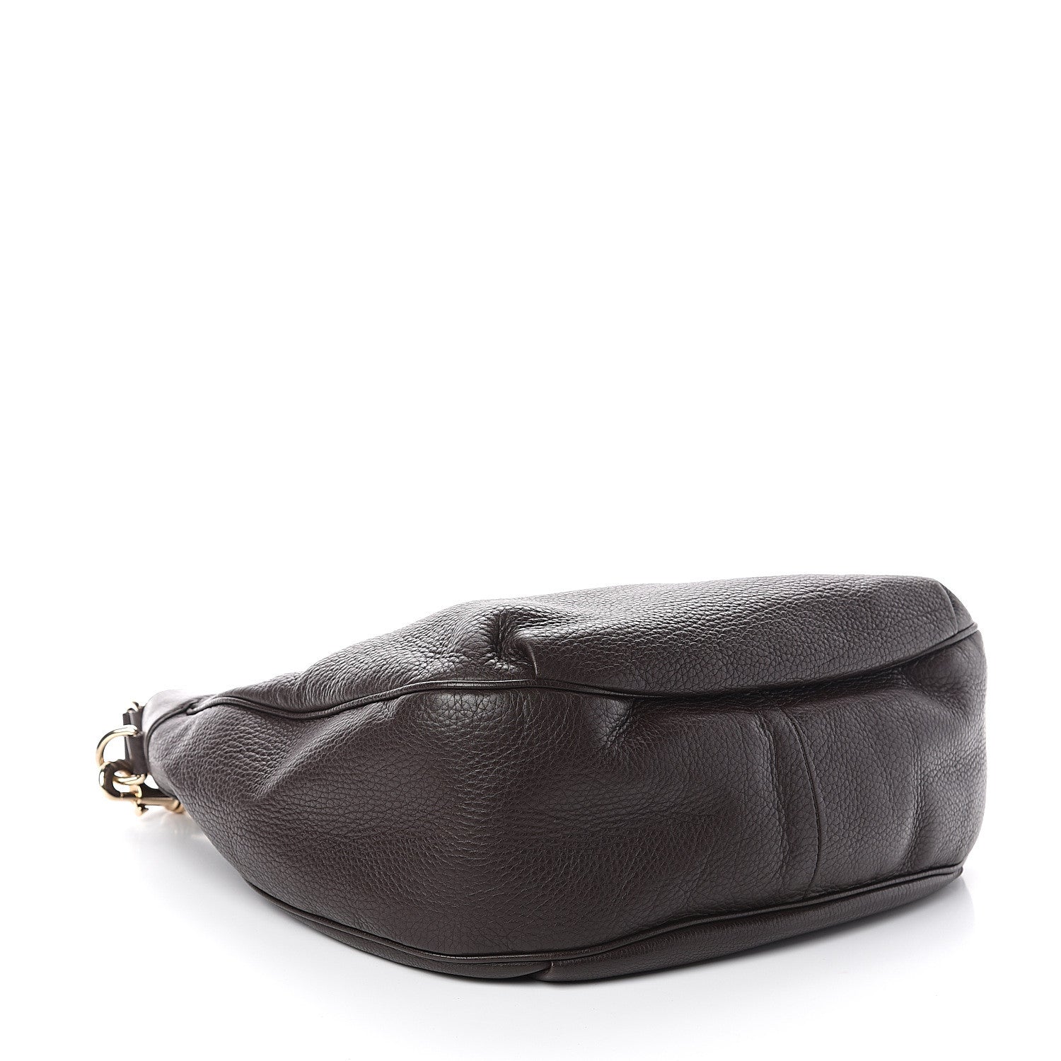 Gucci Calfskin Web Medium Dressage Hobo Coffee Brown 3 of 8