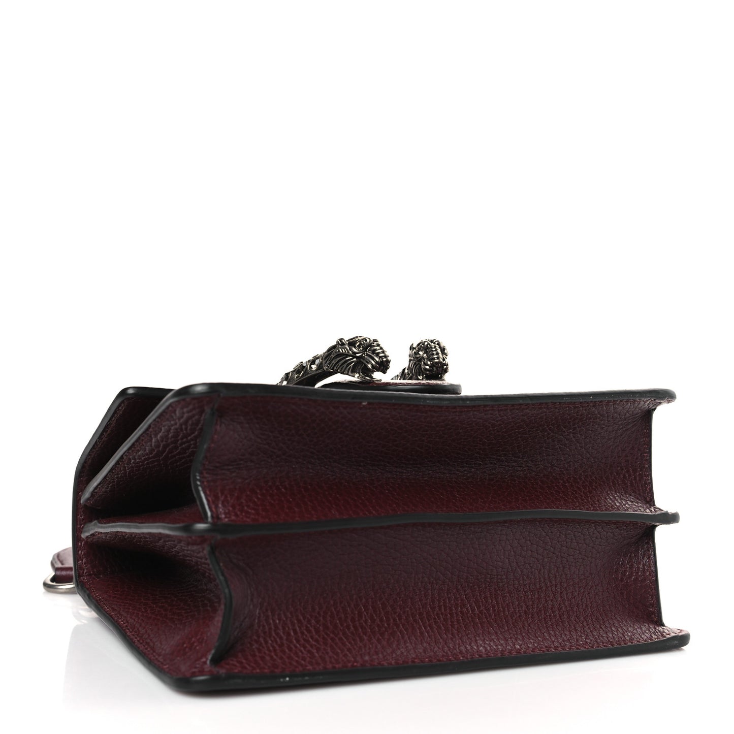 Dollar Calfskin Crystal Web Mini Dionysus Bamboo Top Handle Bag Vintage Bordeaux Black Diamond