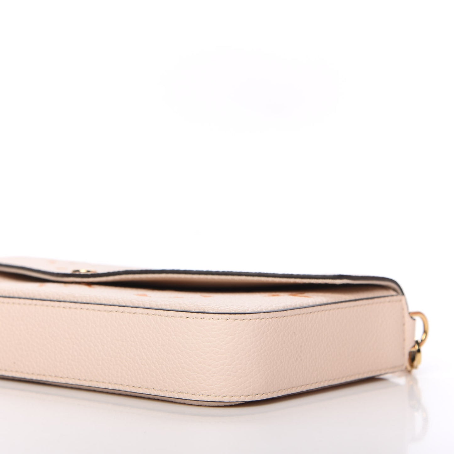 Empreinte Monogram Giant By The Pool Felicie Pochette Chain Wallet Cream Saffron