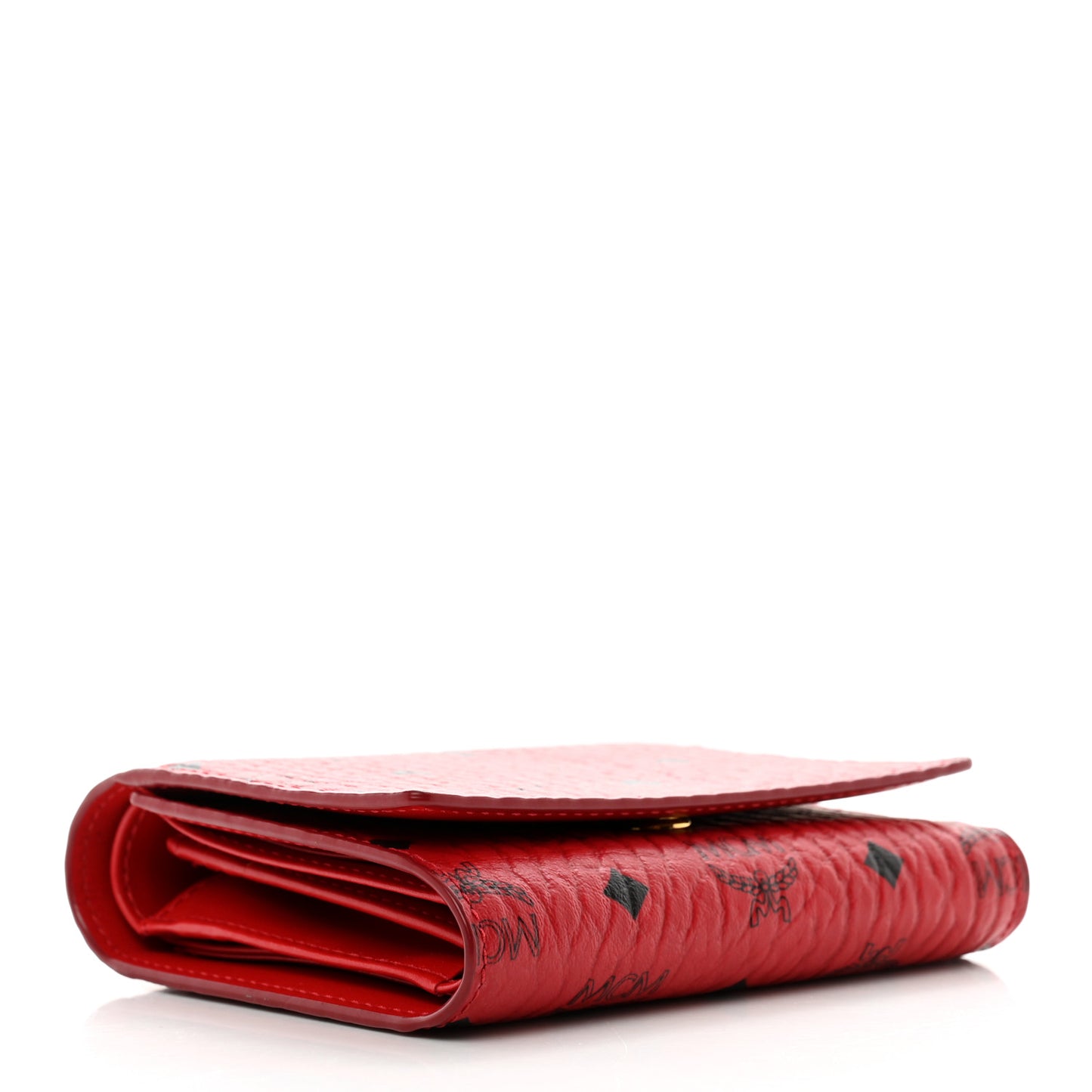 Visetos Tri-Fold Flap Wallet Red