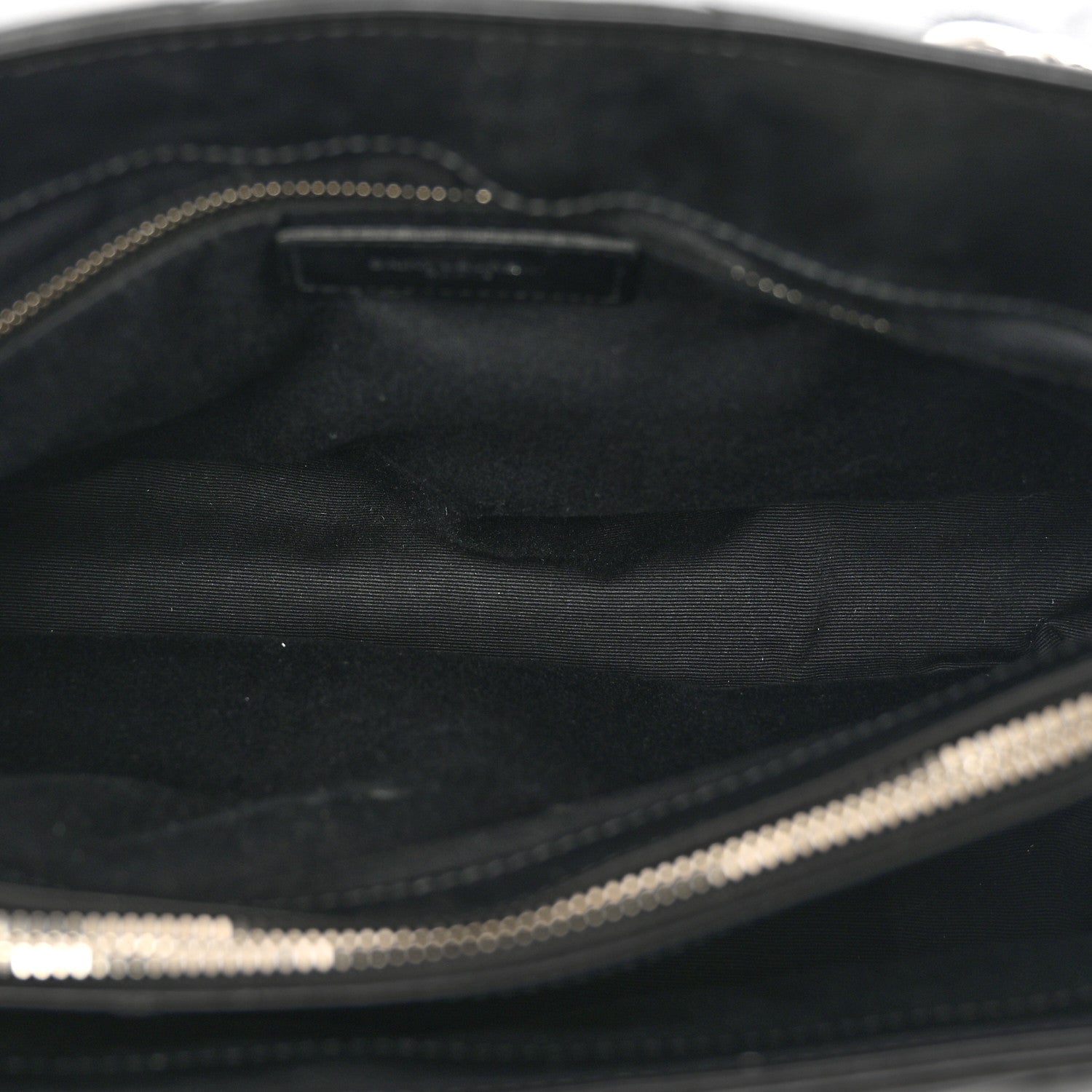 Saint Laurent Calfskin Y Quilted Monogram Medium Loulou Chain Satchel Black 6 of 12