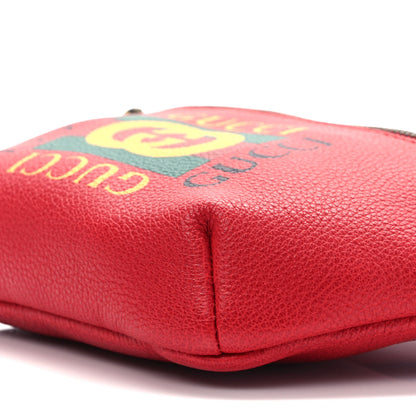 Gucci Grained Calfskin Small Logo Belt Bag Hibiscus Red 9 of 9