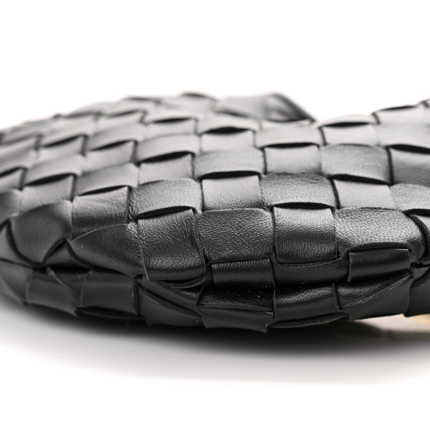 Nappa Intrecciato Mini Sardine Bag Black