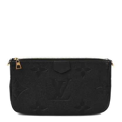 Louis Vuitton Empreinte Monogram Giant Multi Pochette Accessories Large Pochette Black 1 of 6