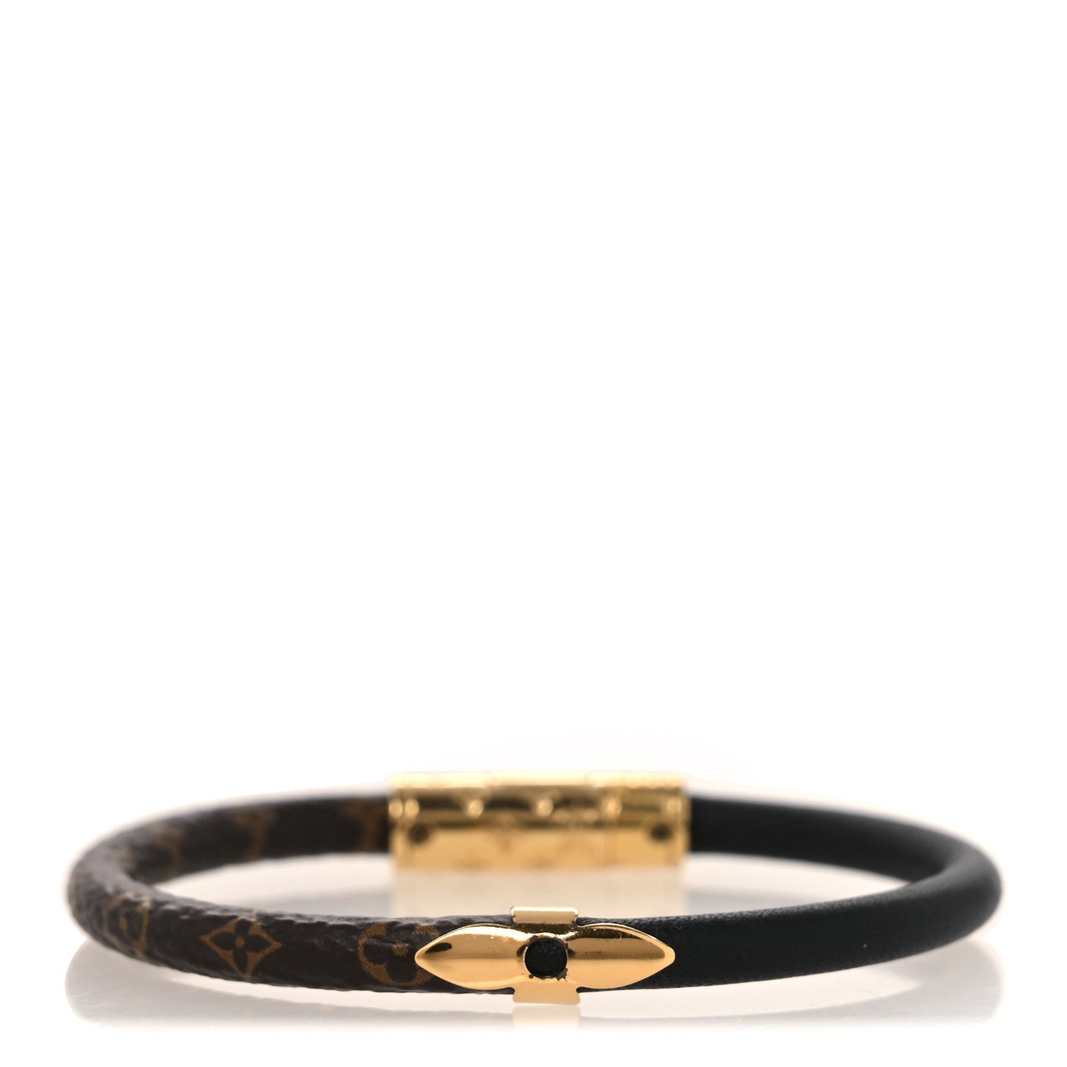 Louis Vuitton Monogram Daily Confidential Bracelet 17 Black 3 of 5