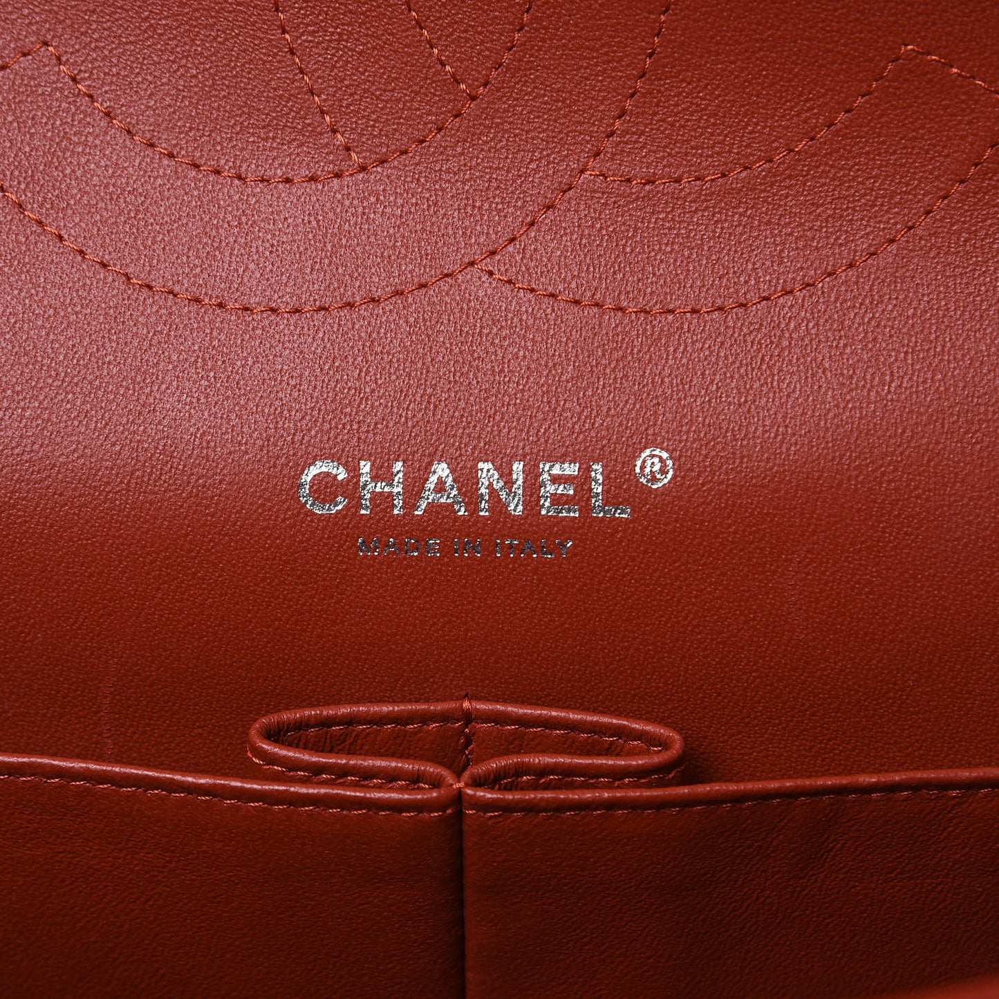 Caviar Quilted Jumbo Double Flap Dark Red