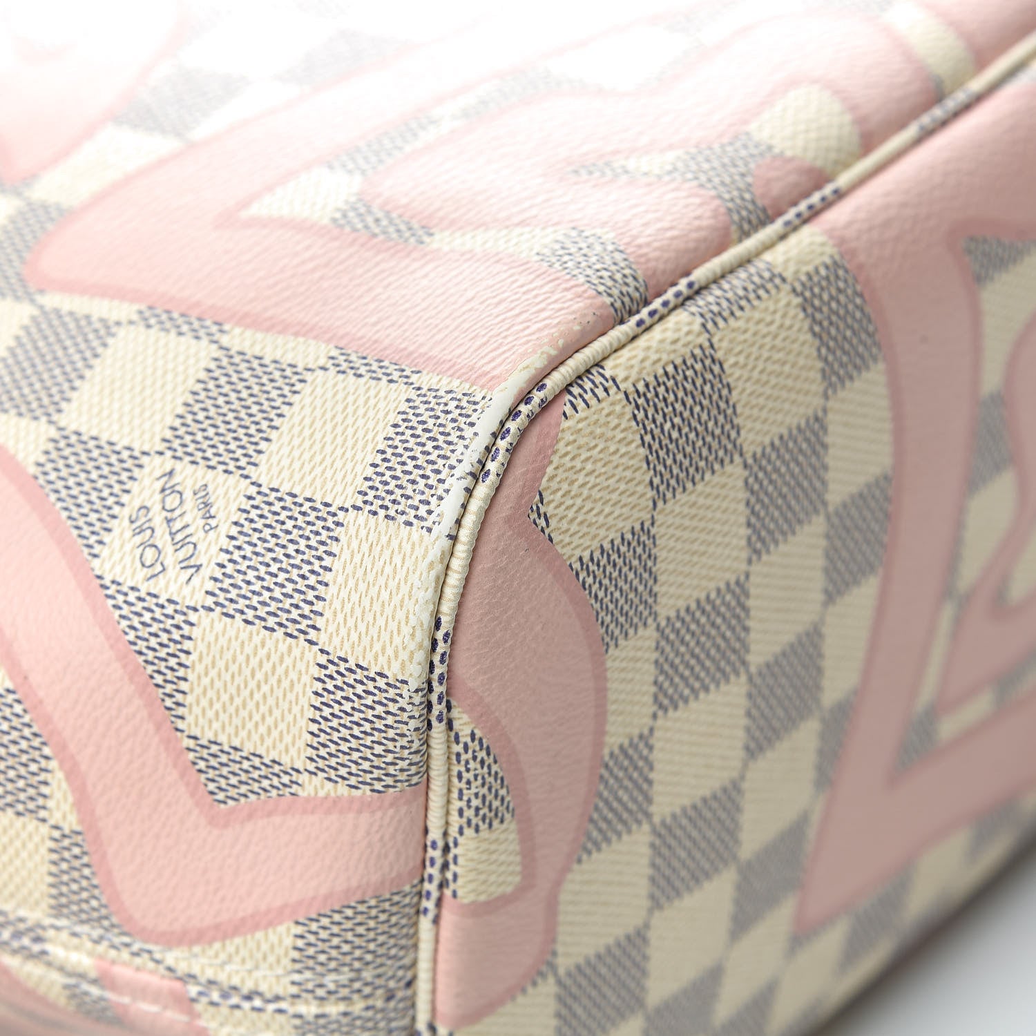 Louis Vuitton Damier Azur Tahitienne Neverfull MM 17 of 19