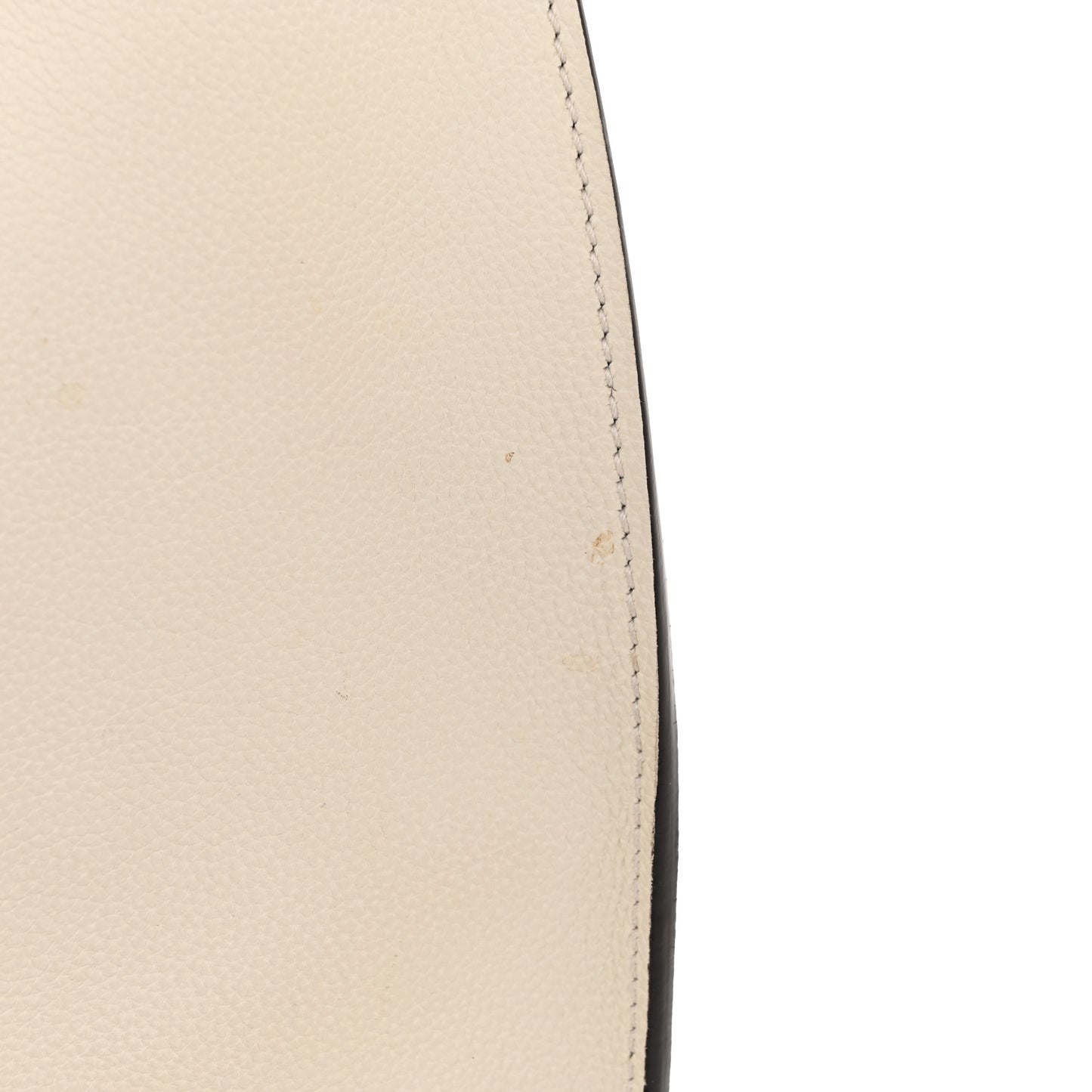 Soft Calfskin Medium Jackie Top Handle Bag Antique White