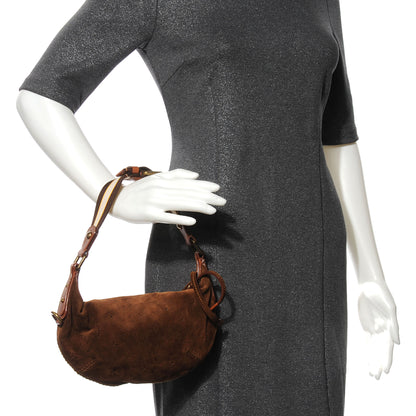 Louis Vuitton Suede Mahina Onatah Pochette Cacao 4 of 7