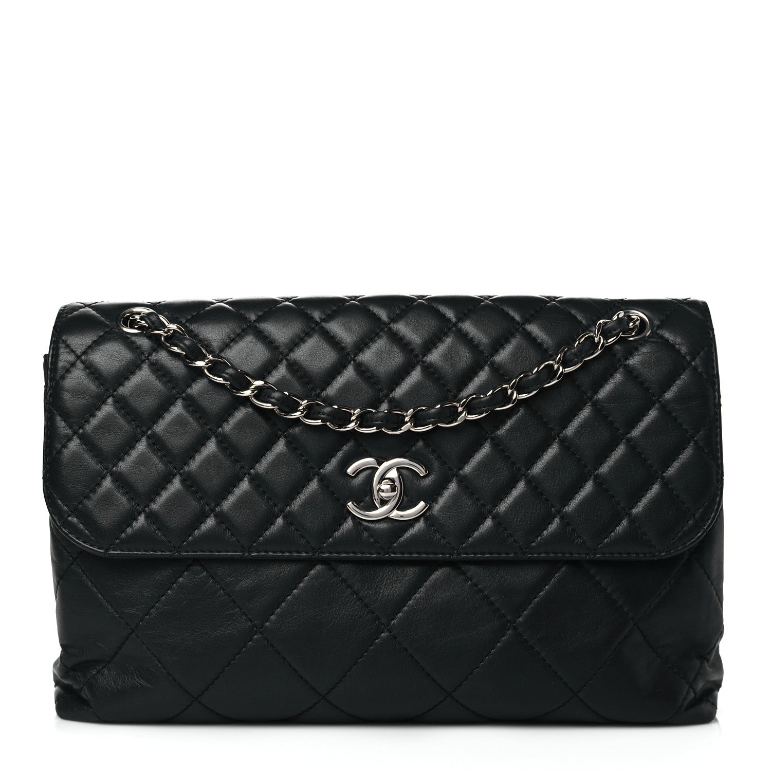 Chanel Calfskin Quilted In The Business Flap Bag Black 1 of 10