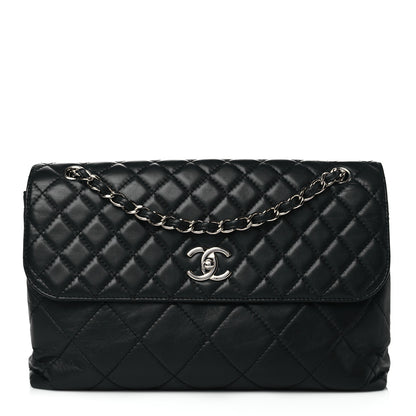 Chanel Calfskin Quilted In The Business Flap Bag Black 1 of 10