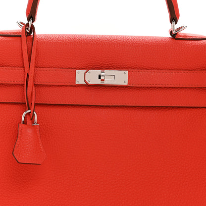 Hermes Togo Kelly Retourne 35 Capucine 8 of 15