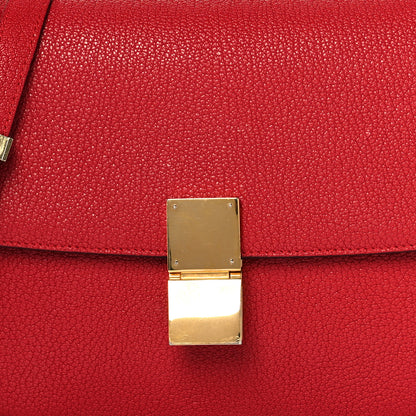 Celine Goatskin Medium Classic Box Flap Bag Carmin 8 of 12