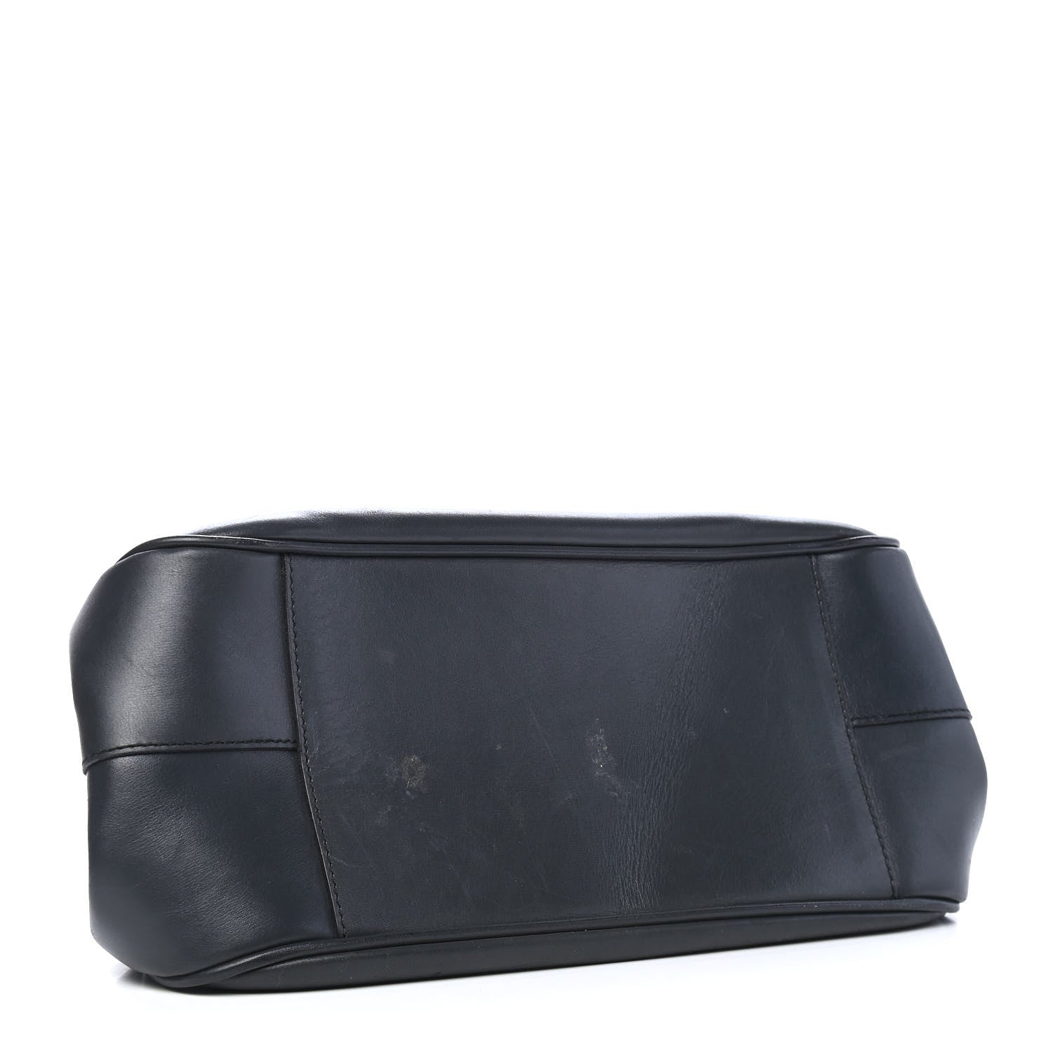 Prada Calfskin Top Handle Frame Bag Black 3 of 10