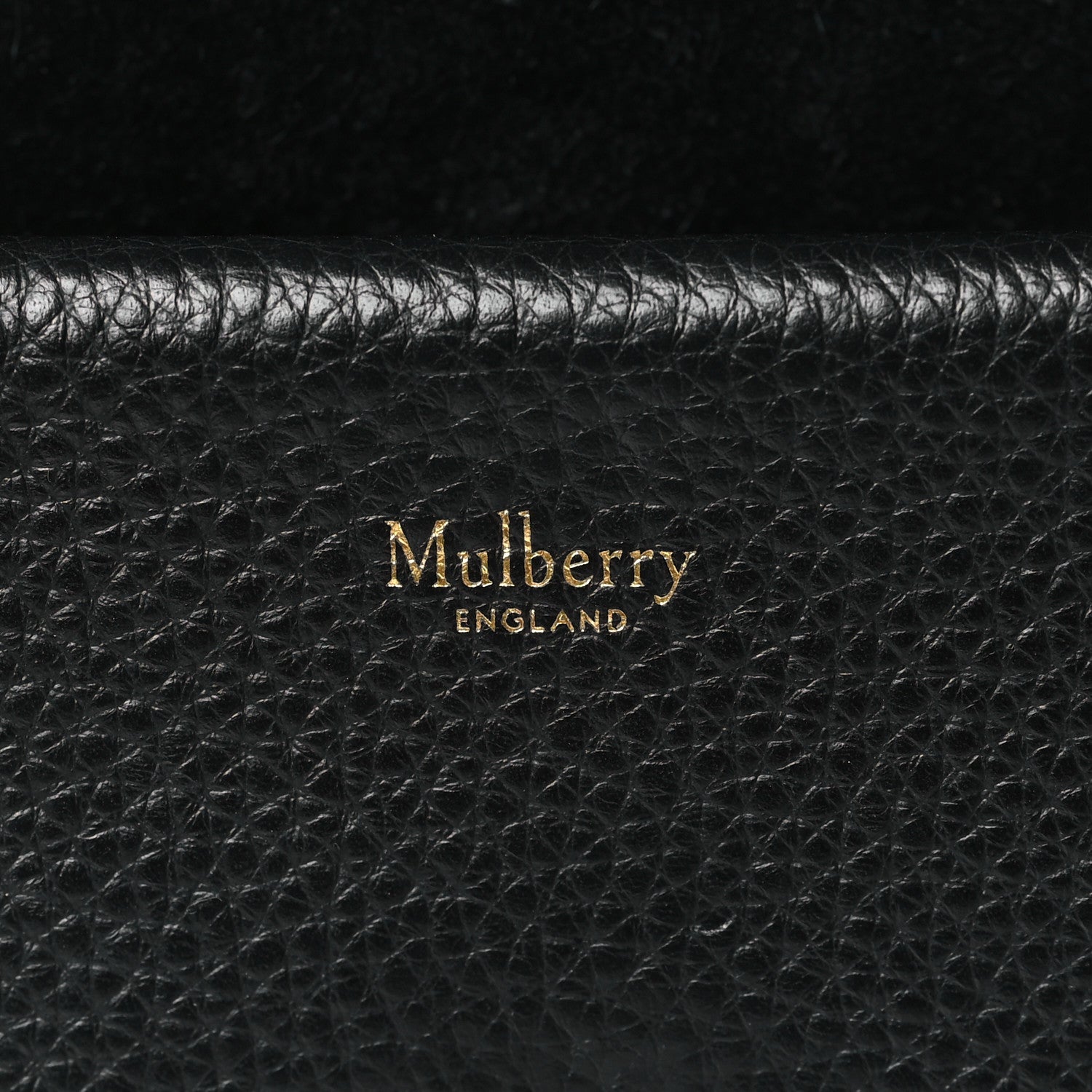 Mulberry Grained Calfskin Small Amberley Top Handle Crossbody Black 6 of 8