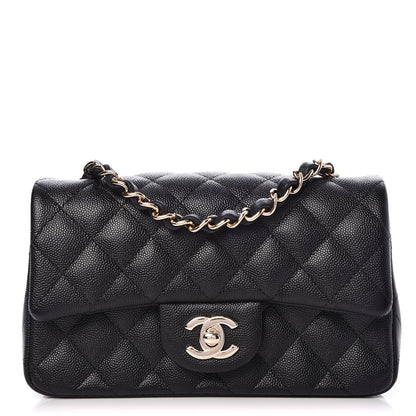 Chanel Caviar Quilted Mini Rectangular Flap Black 1 of 8