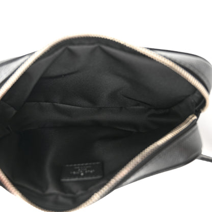 Louis Vuitton LOUIS VUITTON Taiga Monogram Outdoor Bumbag Black 5 of 9