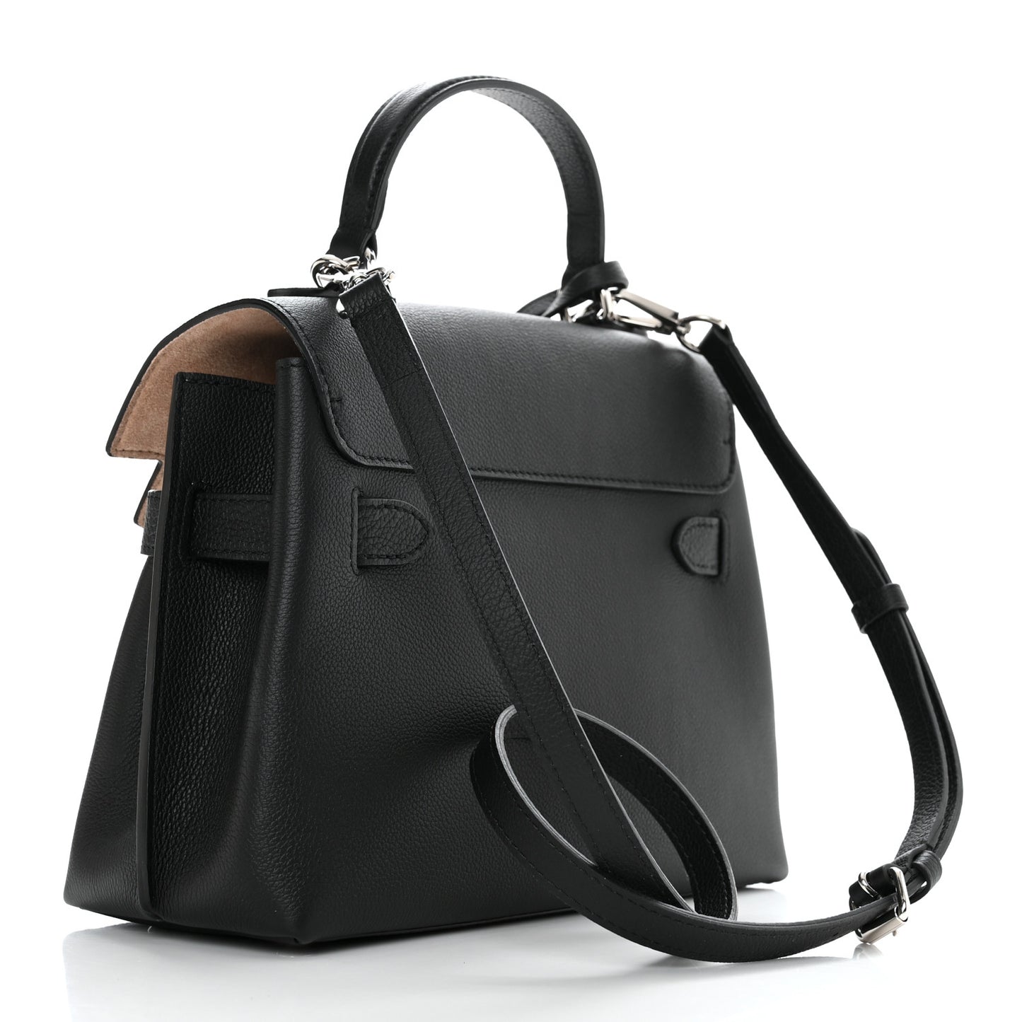 Calfskin Lockme Ever BB Black
