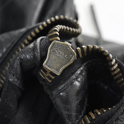 Balenciaga Chevre Weekender Black 10 of 11