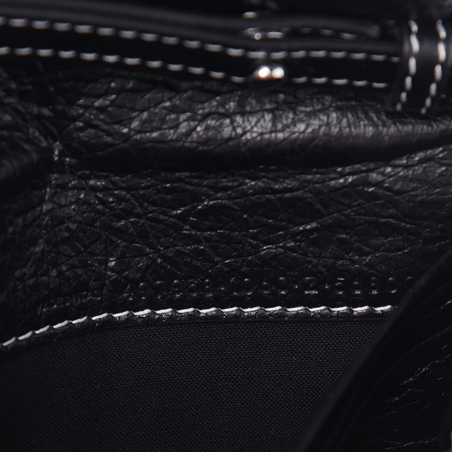 Balenciaga Agneau Arena Graffiti All Over Bazar Chain Shoulder Bag Black Multicolor 6 of 7
