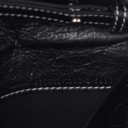 Balenciaga Agneau Arena Graffiti All Over Bazar Chain Shoulder Bag Black Multicolor 6 of 7