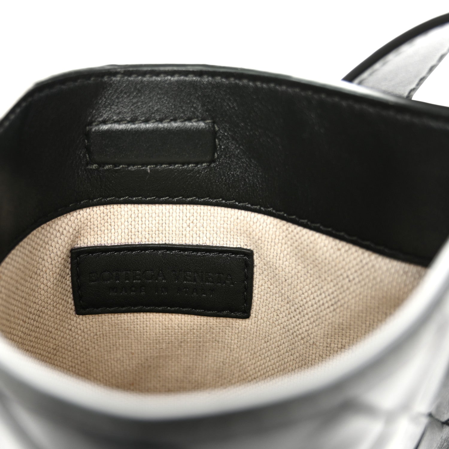 Bottega Veneta Nappa Intrecciato Small Flat Loop Messenger Black 6 of 9