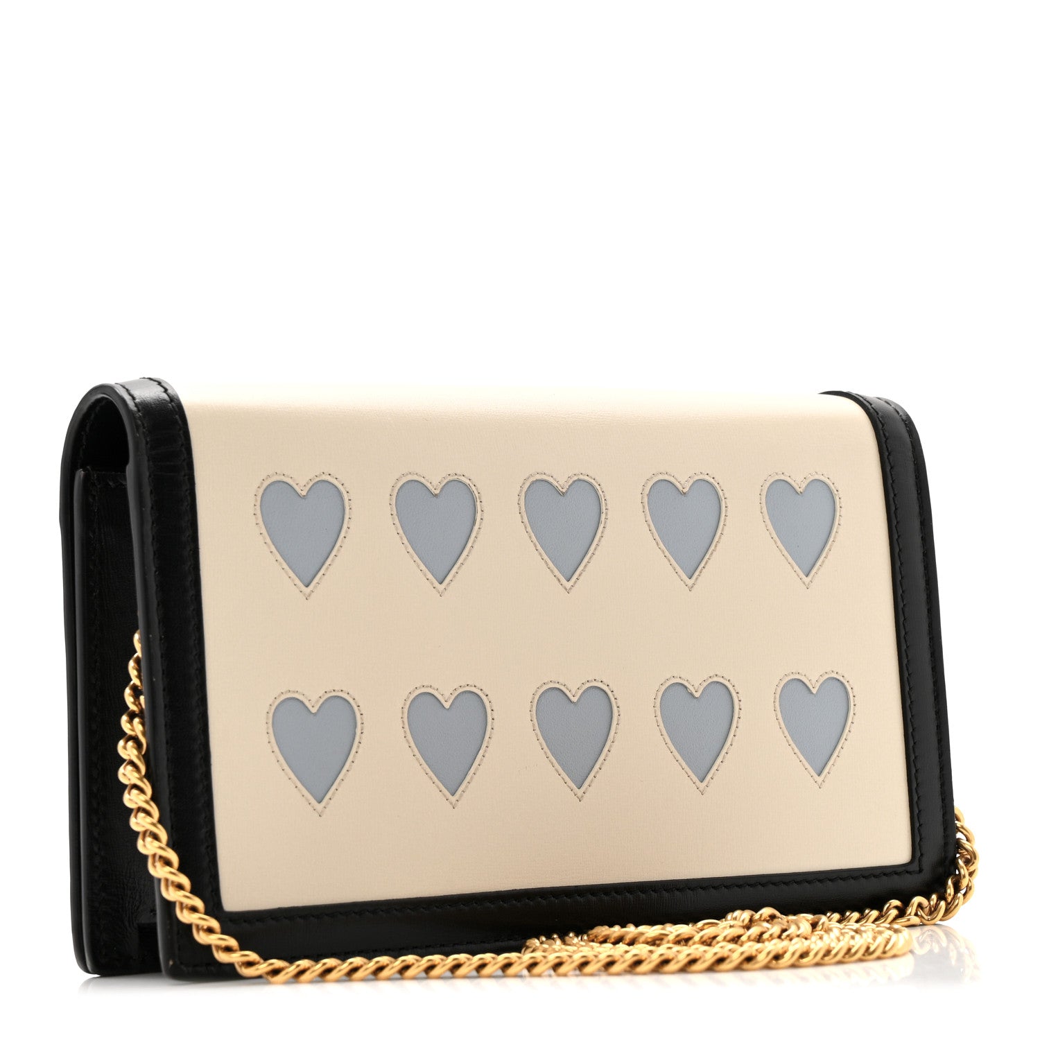Gucci Calfskin Lovelight Mini Diana Chain Bag Mystic White Paradise Cloude 3 of 11