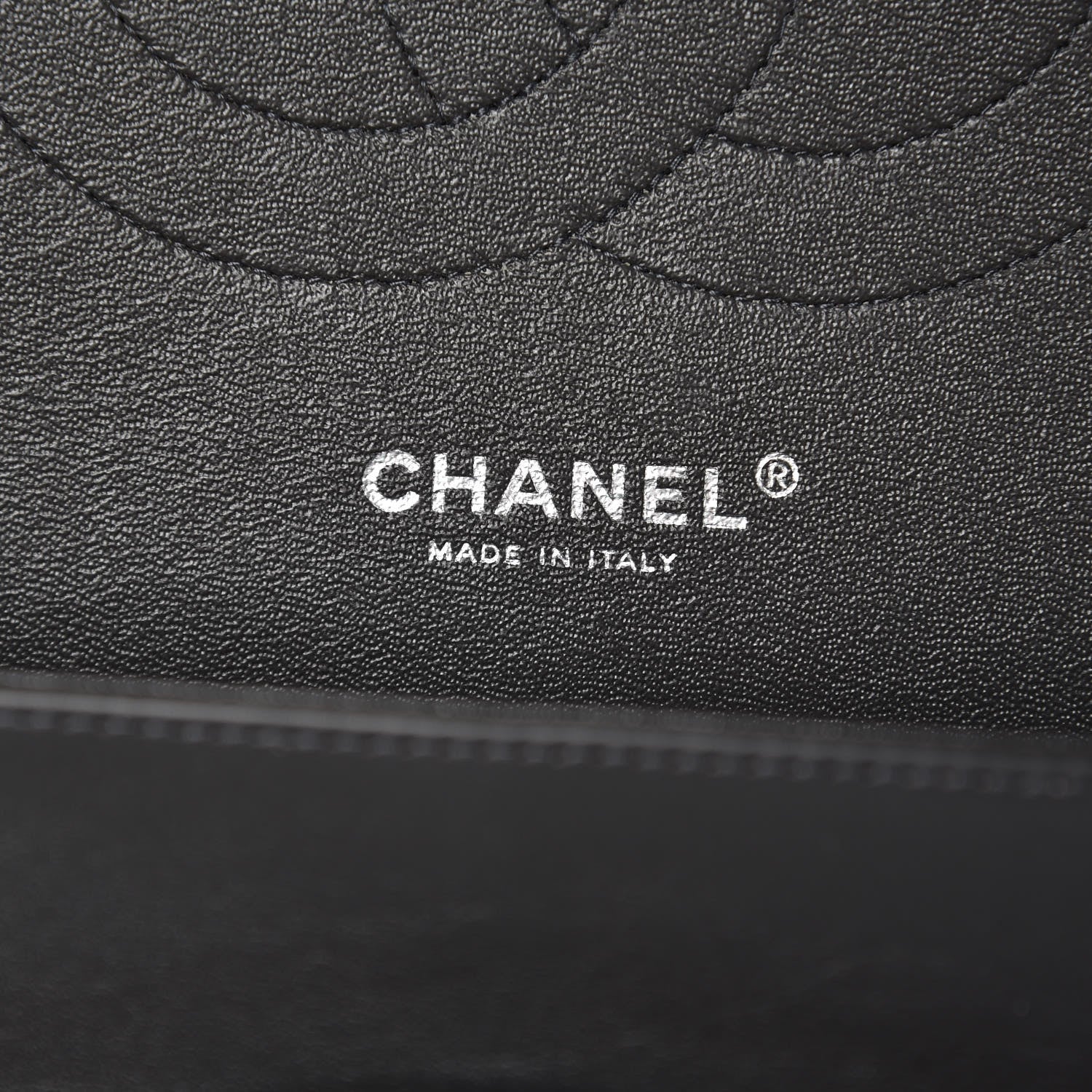 Chanel Patent Quilted Jumbo Double Flap Charcoal 6 of 8