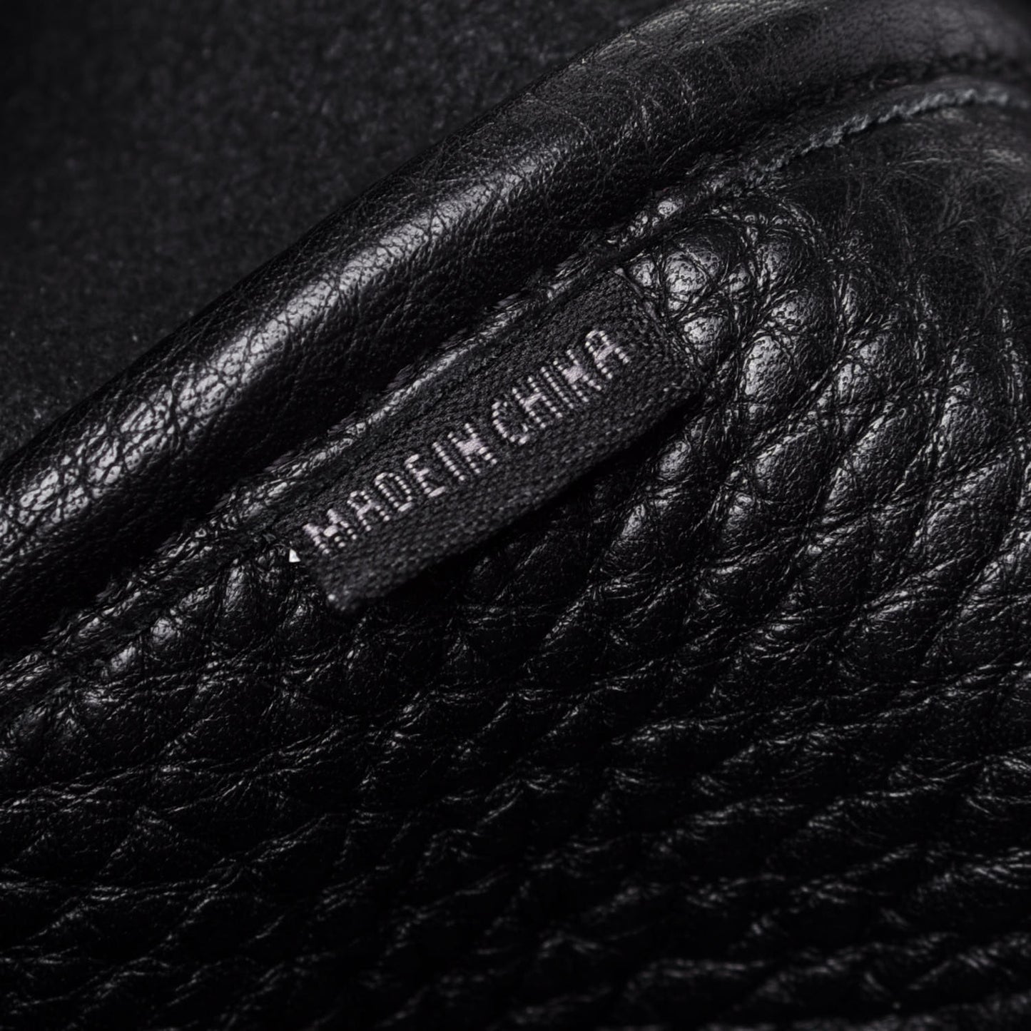 Grained Calfskin Backpack Black