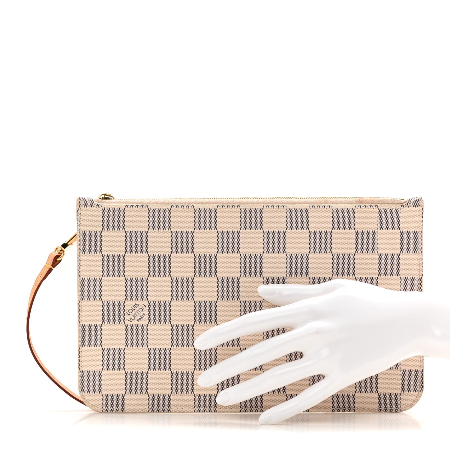 Louis Vuitton Damier Azur Neverfull MM GM Pochette 2 of 7