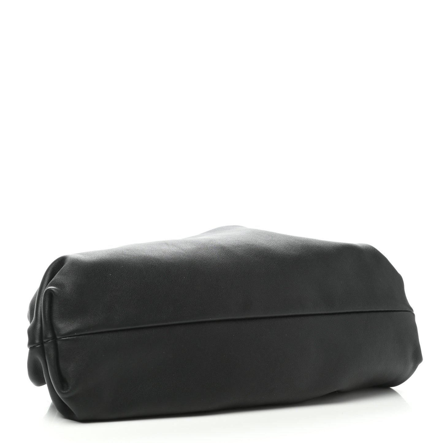 Smooth Butter Calf The Pouch Oversized Clutch Black
