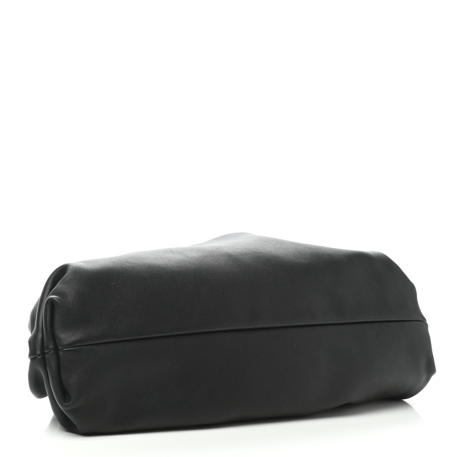Bottega Veneta Smooth Butter Calf The Pouch Oversized Clutch Black 4 of 9